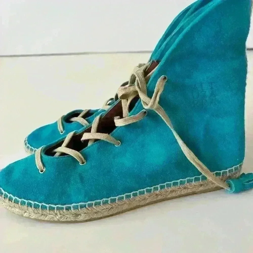 NIB!! Altuzarra Gus Suede Espadrille Bootie